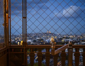 View from the first floor of the Eiffel Tower