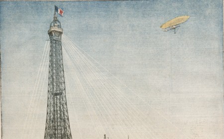 View of the Eiffel Tower with TSF