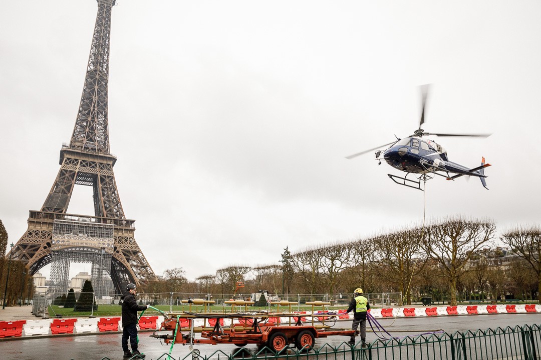 Installation of the TDF antenna